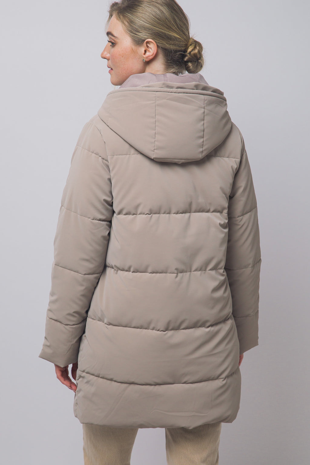 Mid-length Hooded Puffer Coat