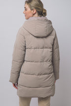 Mid-length Hooded Puffer Coat