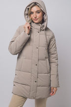 Mid-length Hooded Puffer Coat