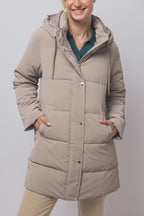 Mid-length Hooded Puffer Coat