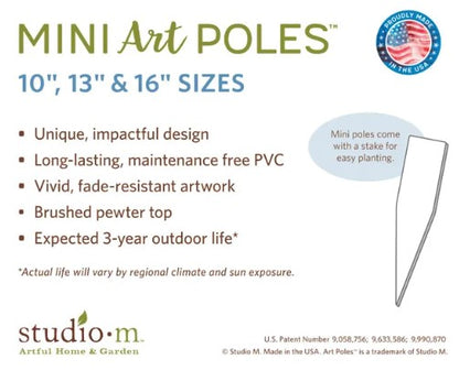 Autumn Breeze 16" Mini Art Pole