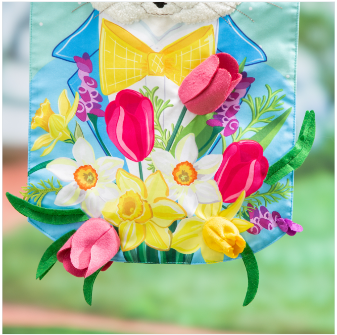 Mister Easter Bunny Everlasting Impression Textile Décor