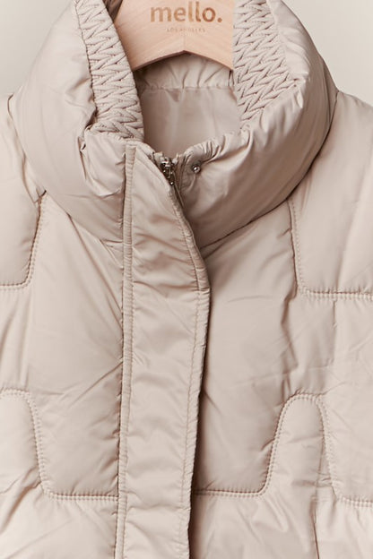 Tricia Mock Neck Puffer Vest