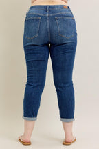 Judy Blue MR Core Mid-rise Cuffed Boyfriend Jean