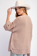 Chunky Knitted Boxy Sweater