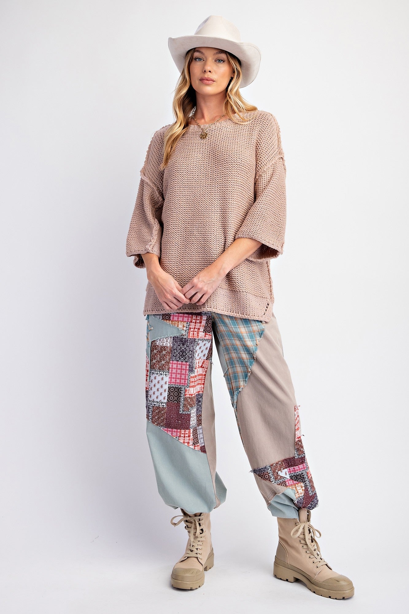 Chunky Knitted Boxy Sweater