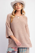 Chunky Knitted Boxy Sweater