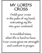 My Lord's Cross Charm