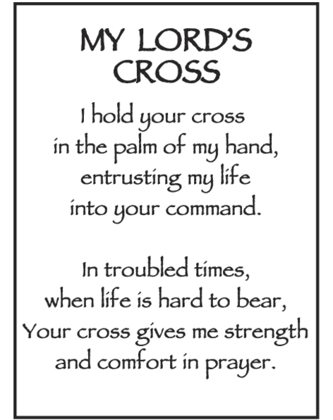My Lord's Cross Charm