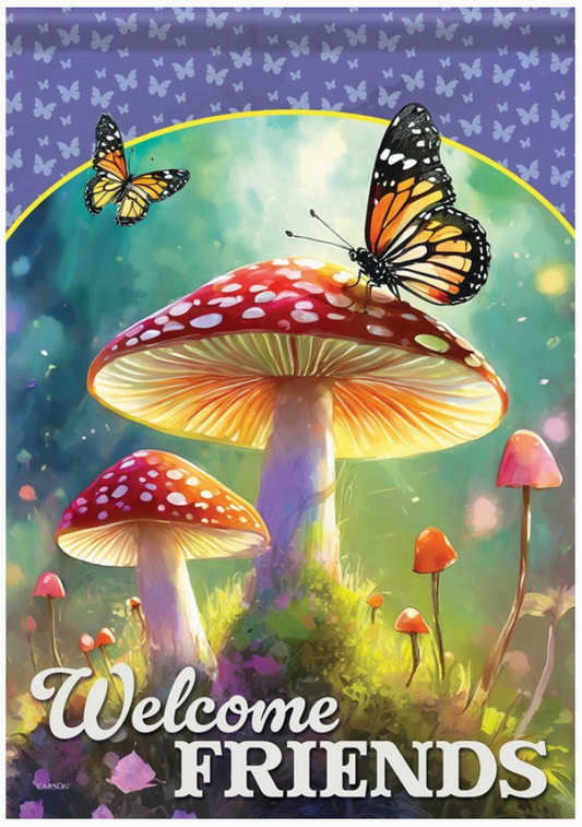 Mystic Mushroom Flag