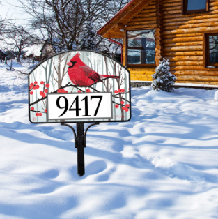 Nature Sings Cardinal Yard DeSign