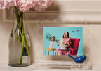 clearly a-nora-ble scalloped acrylic frame