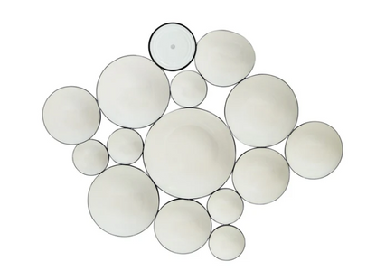 black and white bubble bowl