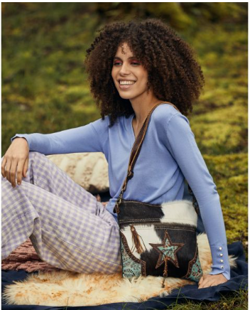 North Star Canvas & Hairon Bag