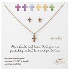 Alexa's Angels Birthstone Necklace and Earring Set