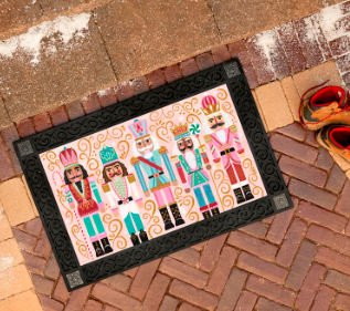 Nutcracker Collage MatMate Door Mat