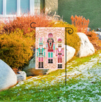 Nutcracker Collage Garden Flag