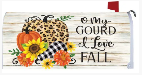 O My Gourd Mailbox Cover