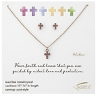Alexa's Angels Birthstone Necklace and Earring Set