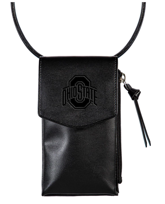 Ohio State University, Cross Body Wallet, Black