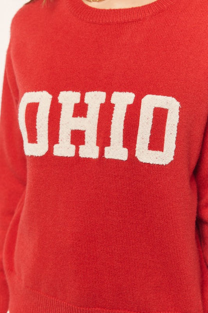 Ohio Embroidered Sweater