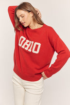 Ohio Embroidered Sweater