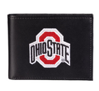 Ohio State University Black Embroidered Wallet w/ RFID Blocking