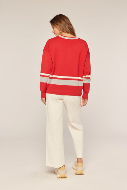 Ohio Logo V Neck Sweater