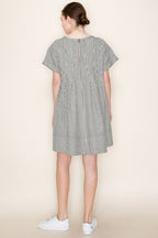 Stripe Swing Short Dress