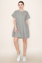 Stripe Swing Short Dress