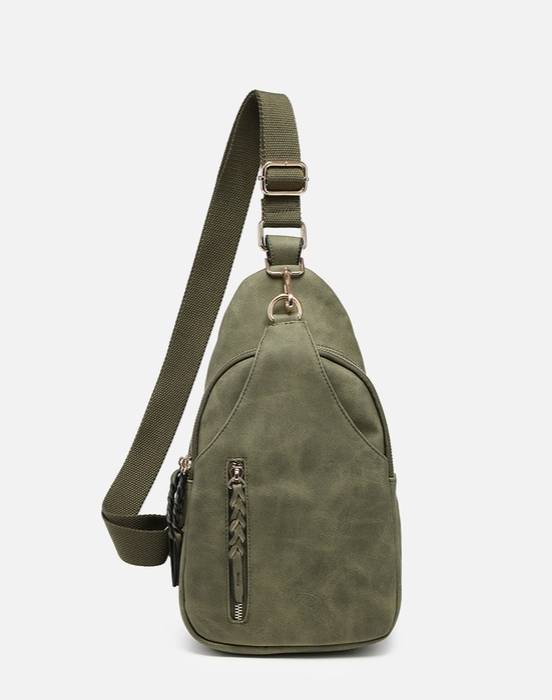 Nikki Suede Crossbody Purse
