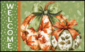 Custom Decor - Floor Mat-Orange & Green Stack