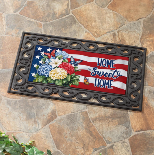 Patriotic Hydrangeas Sassafras Switch Mat
