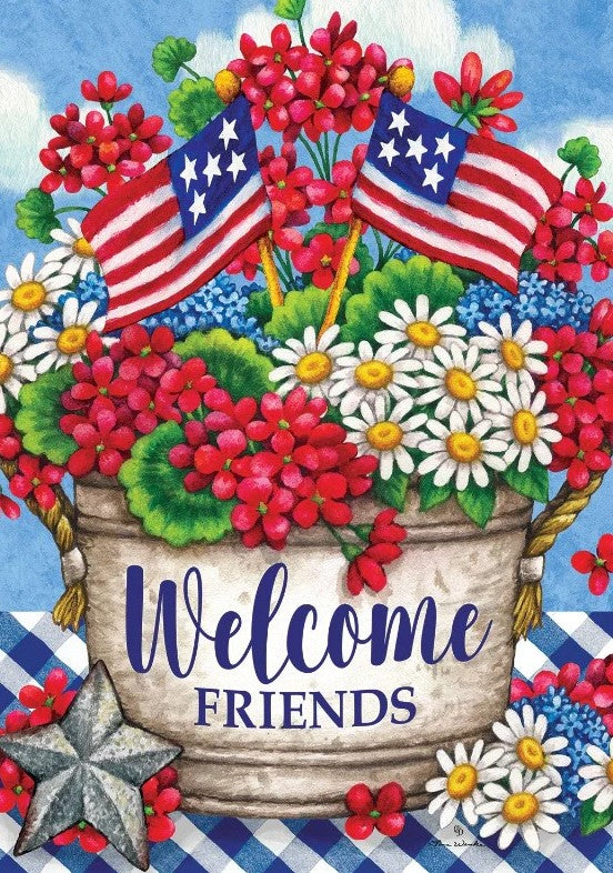 Patriotic Geraniums FM 50642