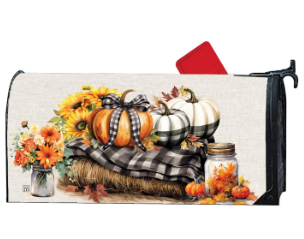 Plaid Pumpkins MailWrap