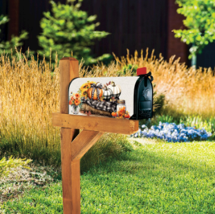 Plaid Pumpkins MailWrap