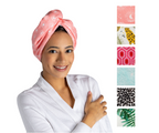 Lemon Lavender Plot Twist Microfiber Turbo Towel
