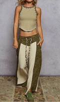 Pol thermal with animal printed pants