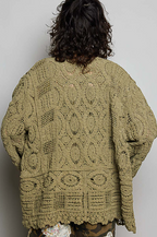 Pol Clothing - Crochet Knit Cardigan