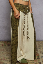 Pol thermal with animal printed pants