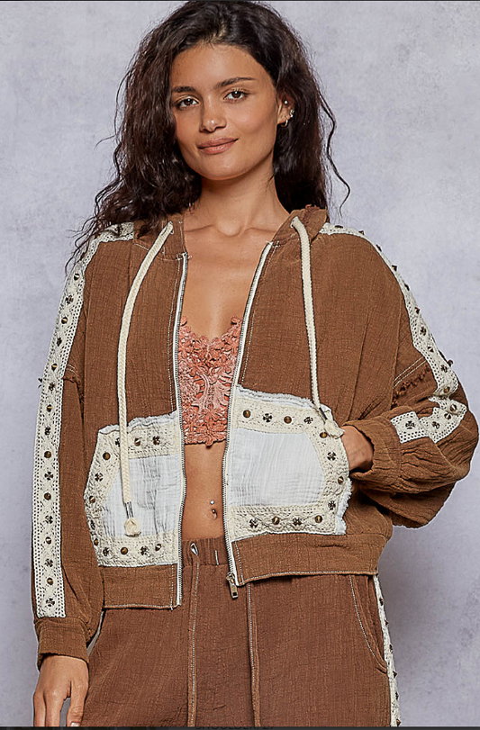 Pol Balloon Sleeve Jacket