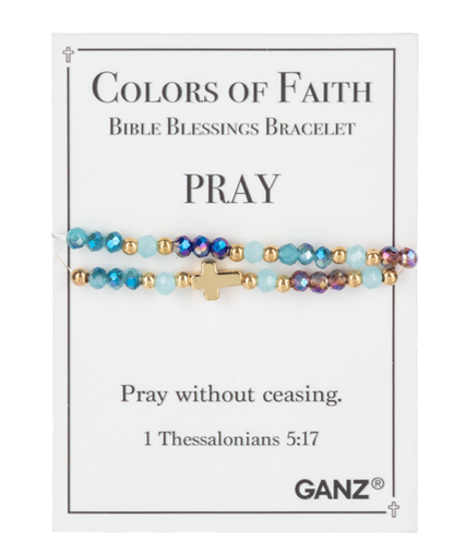 Colors of Faith Bible Blessings Bracelets
