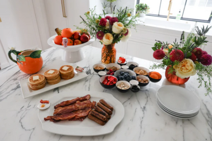 pretty platter Nora Fleming scalloped serving platter