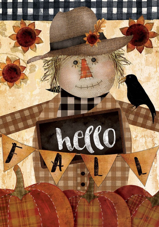 Primitive Scarecrow Flag