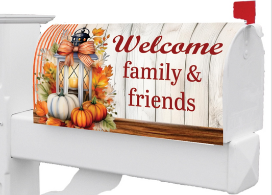 Pumpkin Lantern-Mailbox Makeover