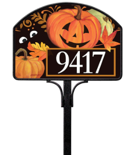 Pumpkin Eyes Yard DeSign
