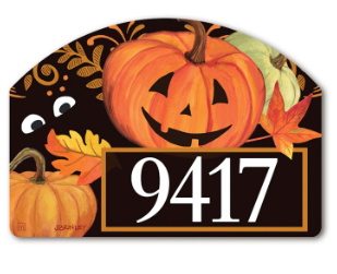 Pumpkin Eyes Yard DeSign