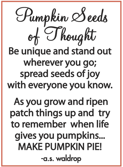 Pumpkin Seeds of Thought Charm