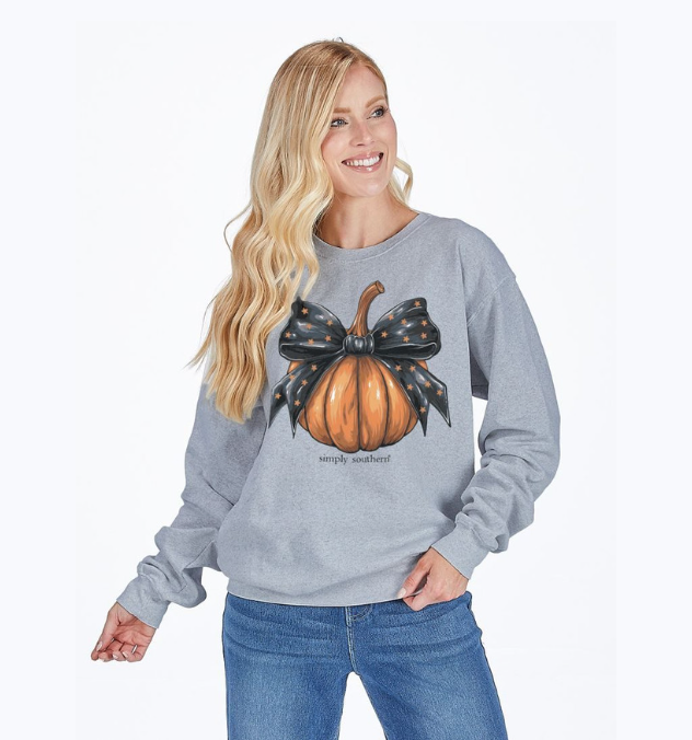 Pumpkin Sweatshirt by Simply Southern