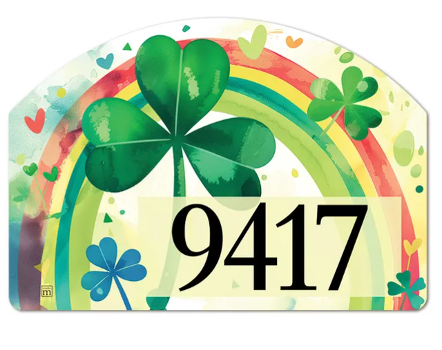 Rainbow Clover Yard DeSign